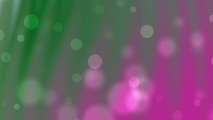 Poster - Vivid and Colorful Bokeh Lights with Green and Pink Hues