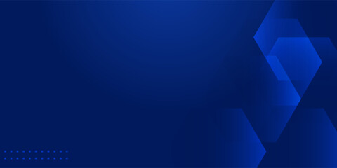 Blue technology concept background with hexagonal elements for website, Vector illustration eps10