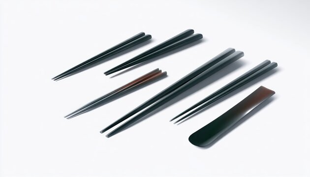 Stylish black chopsticks