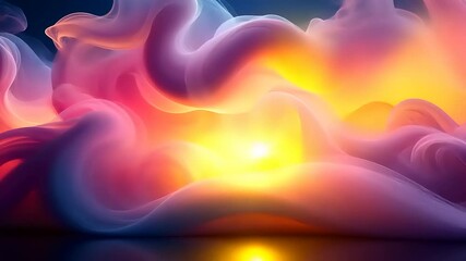 Abstract Aurora Background: Vibrant Swirls of Light and Color for Dynamic Visuals