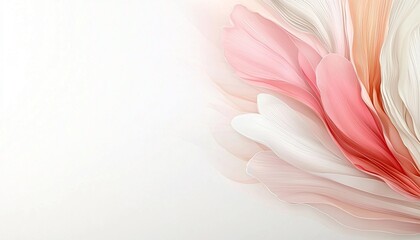 Poster - Abstract Calming Peach Pink Gradient Background