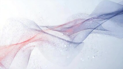 Poster - abstract flowing forms: a serene composition showcases delicate, flowing lines and soft gradients, s