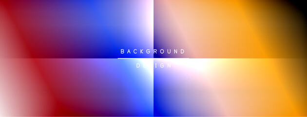 Aufkleber - Abstract gradient background. Vivid colors blend smoothly, creating dynamic visual effect. Text reads background design.
