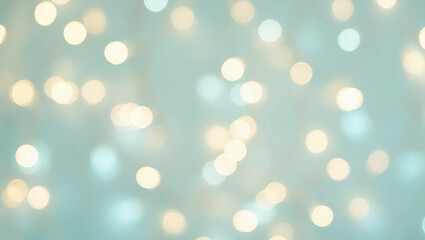 Blurred lights create a soft and dreamy bokeh background effect