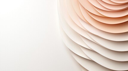 Poster - Abstract Radial Geometry with Pastel Color Gradient