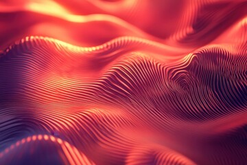 Poster - Vibrant abstract animated background with light waves creating a mesmerizing visual experience, Abstract animated background with light waves