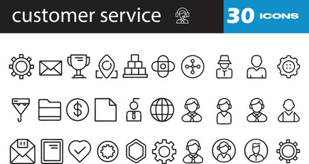Business and Web Icon Set Vector Illustration