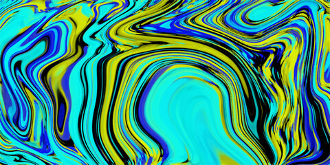 Poster - Vibrant swirling abstract background of mixed colors for artistic and creative designs