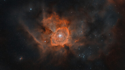 galaxy ,explosion of space , nebula in dark space