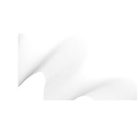 Fototapete - Elegant White and Gray Flowing Lines – Minimal Abstract Background. Soft Gray and White Wave Lines – Luxury Modern Design. Graceful Abstract Flow in White and Silver Tones