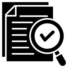 Poster - Scrutiny Glyph Icon
