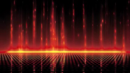 Wall Mural - abstract digital background featuring glowing lines and dots creating a vibrant atmosphere for visua
