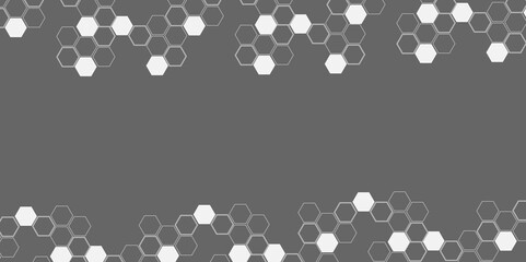 Wall Mural - Concept data technology.Background hexagon geometric pattern abstract elements design.Vector tamplate.	