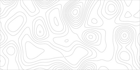 Poster - Abstract background with topographic map white background. The stylized height of the topographic map contour in black lines. gradient multicolor wave curve lines banner background design.