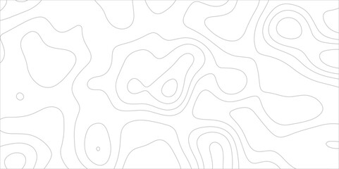 Poster - Abstract background with topographic map white background. The stylized height of the topographic map contour in black lines. gradient multicolor wave curve lines banner background design.