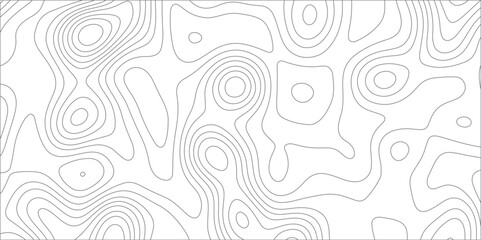 Poster - Abstract background with topographic map white background. The stylized height of the topographic map contour in black lines. gradient multicolor wave curve lines banner background design.