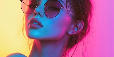Fototapete - A multi-color gradient background showcasing rainbow-like transitions, where bold and lively colors create a cheerful and energetic design.