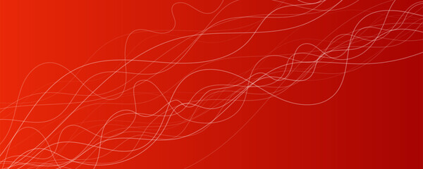 Poster - Abstract gradient background with wave beams