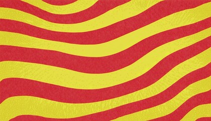 Poster -  vibrant yellow and red wavy stripe abstract texture with retro pop art halftone effect for poster design, print media, digital wallpaper, branding pattern, or textile background
