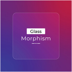 Poster - Modern and professional gradient glass morphism effect background