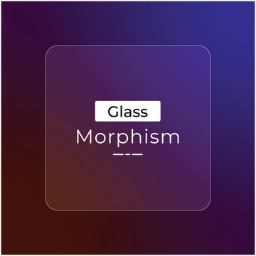 Modern and bright elegant gradient with glass morphism effect background