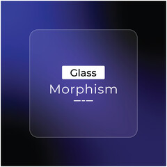 Poster - Purplish Gradient Glass morphism effect for background