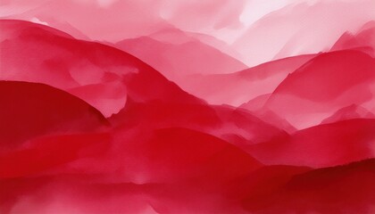 Aufkleber -  vibrant watercolor red brushstroke texture for print, web design, packaging, branding and modern art projects