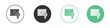 © Hunt - Patented icon logo vector set. Graphic design elements