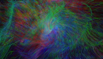 Aufkleber - vibrant multicolor abstract wave with swirling motion and fine texture lines for digital art print, tech branding, or futuristic web design background

