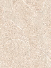 Poster - abstract seamless pattern background. light beige natural organic texture with curved lines. wood gr