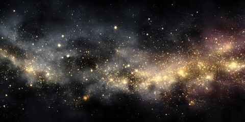 Poster - Vast expanse of stars and cosmic dust creates a mesmerizing abstract representation of the universe