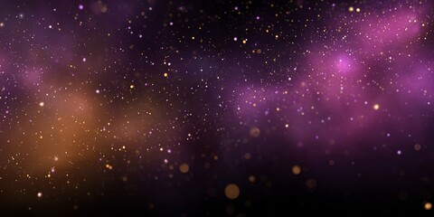 Poster - Stunning abstract space background with vibrant colors and shimmering stars scattered across an expansive cosmic landscape