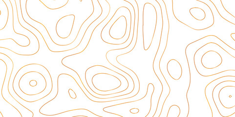 Poster - Abstract topographic map contour, white background and colorful wave lines pattern texture. geographic contour map grid backdrop paper texture. terrain path isolated on a background.