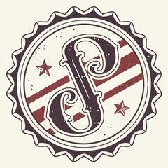 Poster - Vintage logo design featuring camera illustrations and monogram elements suitable for photography-related branding and creative projects