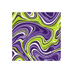 Poster - Abstract swirl background in purple, green, and white marble design