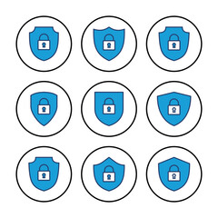 Poster - Security icon vector. protection icon. privacy. vpn