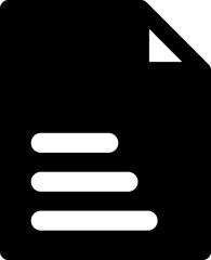 Poster - Rounded Filled Lines Icon