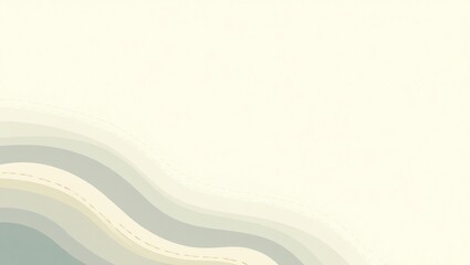 Fototapete - Abstract Wavy Background with Subtle Lines for Modern Designs