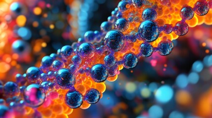 Poster - in-depth examination of dna replication process in a laboratory setting scientific visualization clo