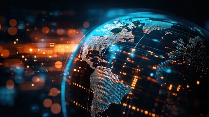 Poster - Global Network: Digital Earth Visualization