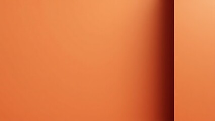 Aufkleber - Abstract Orange Background with Subtle Shadow for Modern Design