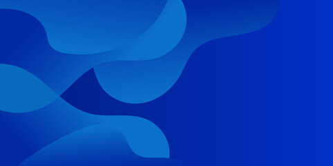 Poster - abstract elegant blue navy gradient background.