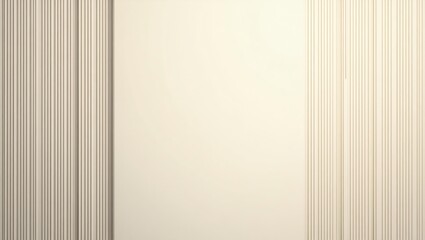 Aufkleber - Cream Wall Paneling Texture Background for Interior Design and Architecture