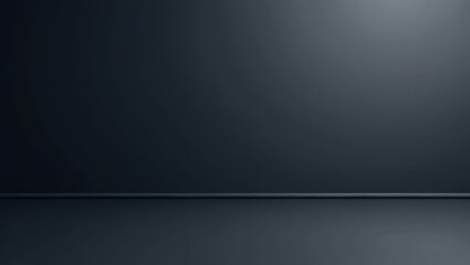Poster - Abstract Dark Blue Background with Minimalist Style for Product Display