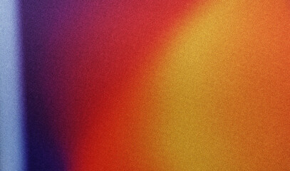 Poster - Abstract color palette, holographic blurred grainy gradient banner background texture. Colorful multicolor grain soft noise effect pattern.