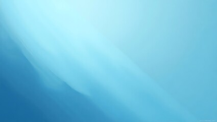 Fototapete - Abstract Blue Gradient Background with Smooth Lines and Soft Texture