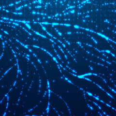 Poster - Abstract big data code representation. Modern high-tech data background. Graphic concept for your design
