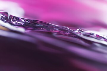 Aufkleber - Abstract purple liquid flowing iridescent texture