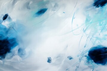Aufkleber - Abstract strokes of blue and white