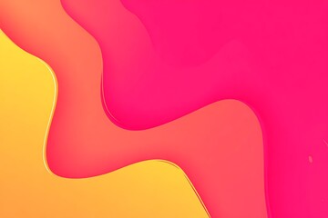 Aufkleber - Abstract waves of vibrant color gradient